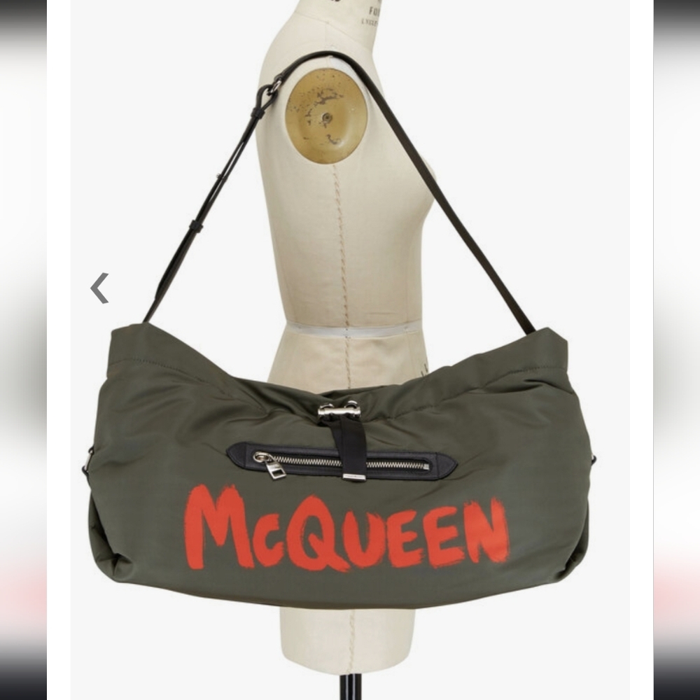 Alexander McQueen Green and Orange Bag